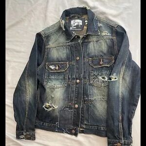 Billionaire boys club jean jacket size large